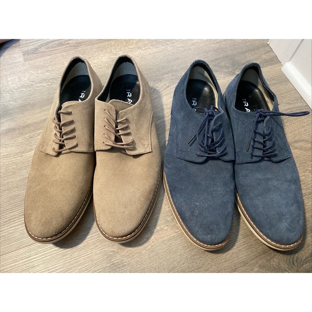 The Rail Men’s Dress Shoes Lot Brown/Blue Size 43M Leather Slip-On Casual Formal